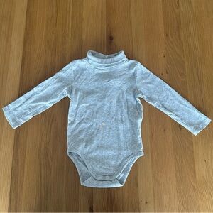 Boutchou Cozy Gray Long Sleeve Kids Bodysuit